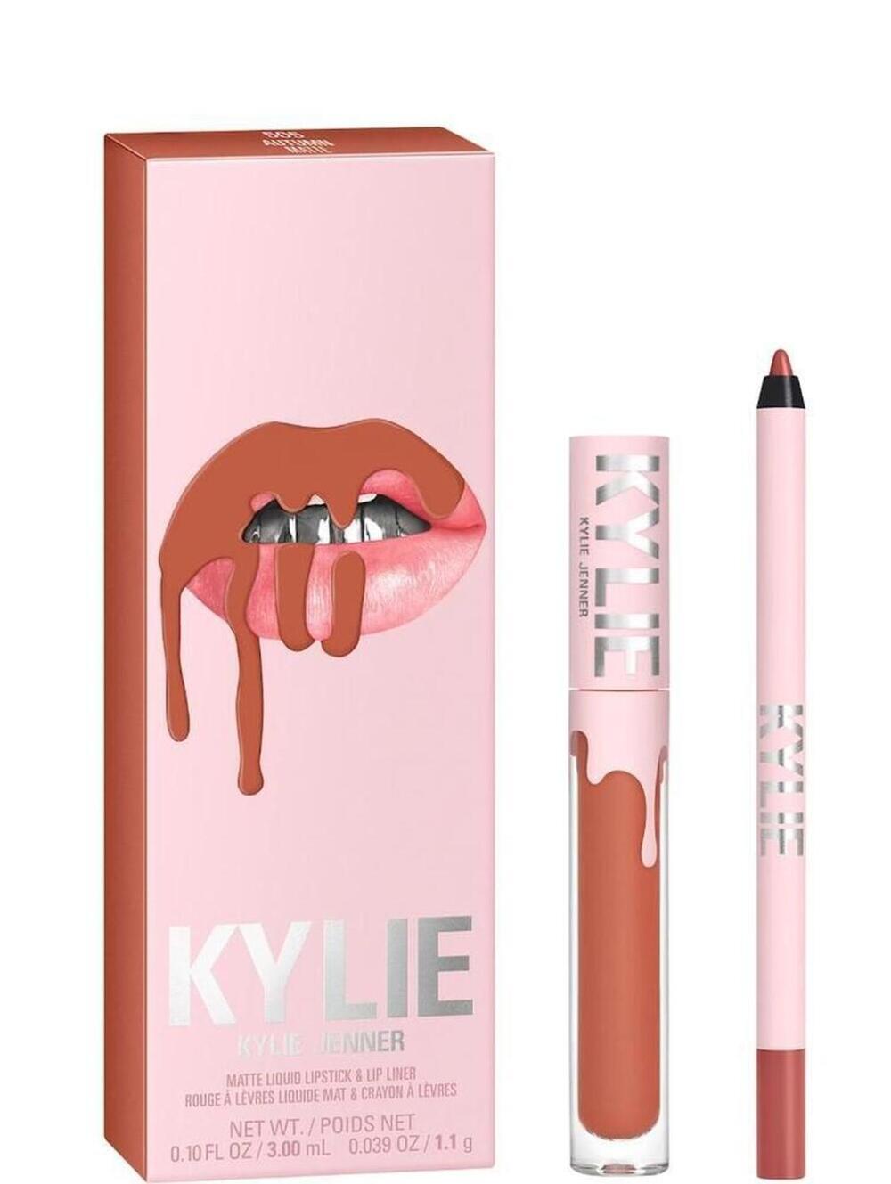 Kylie Cosmetics Matte Liquid Lipstick + Lip Liner Set - 505 Autumn Matte/NIB